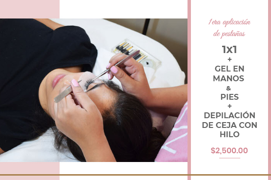 Promoción extensiones de pestañas en México